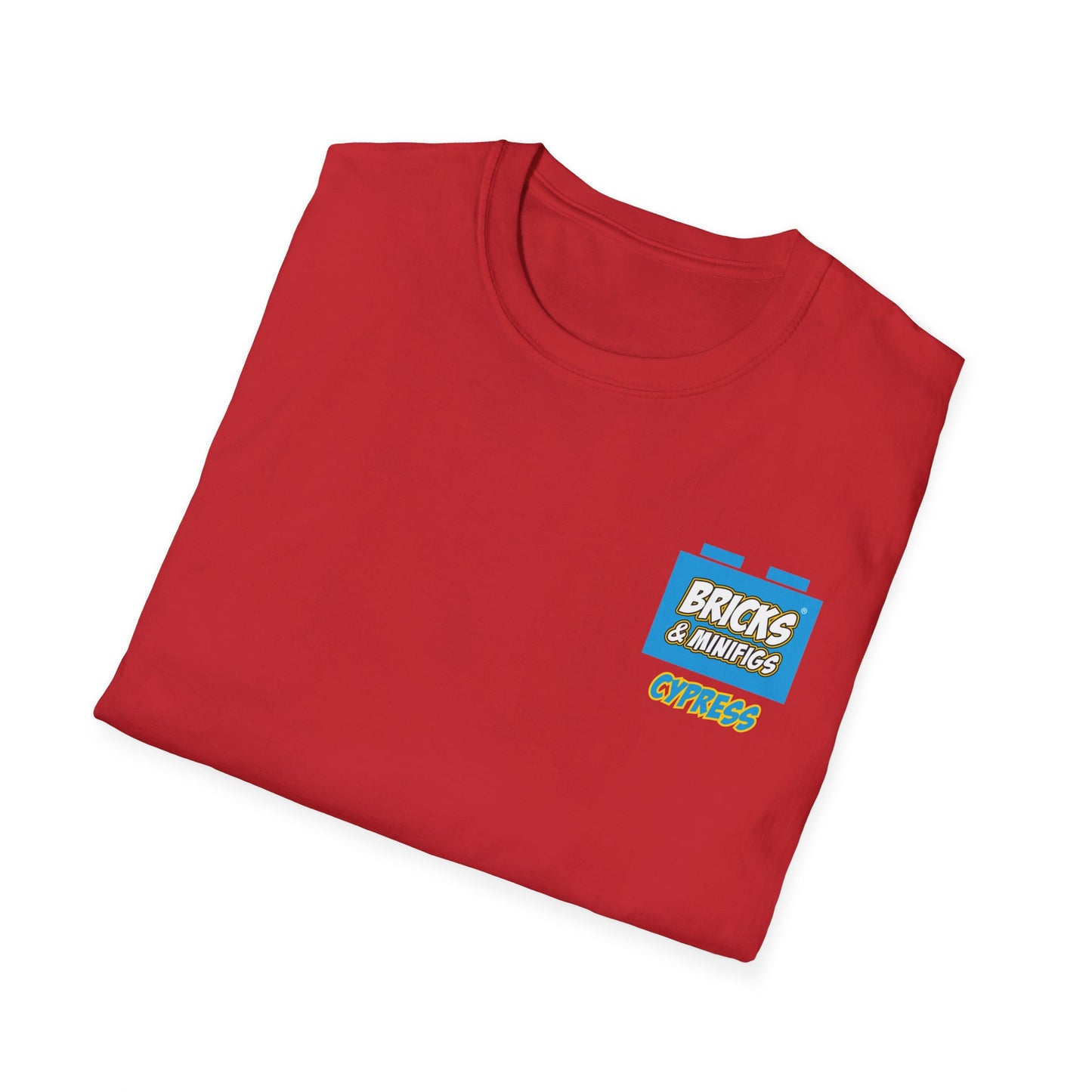 Bricks & Minifigs Graphic T-Shirt — Toy Building Fan Tee
