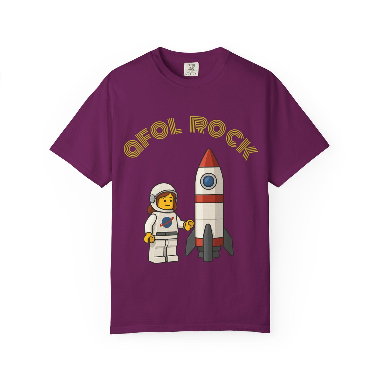 AFOL Rock Tee – Built for Fun, Brick by Brick