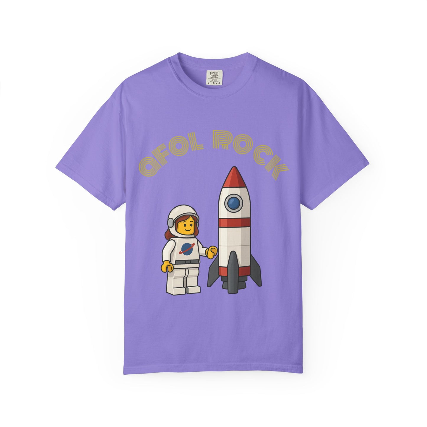 AFOL Rock Tee – Built for Fun, Brick by Brick