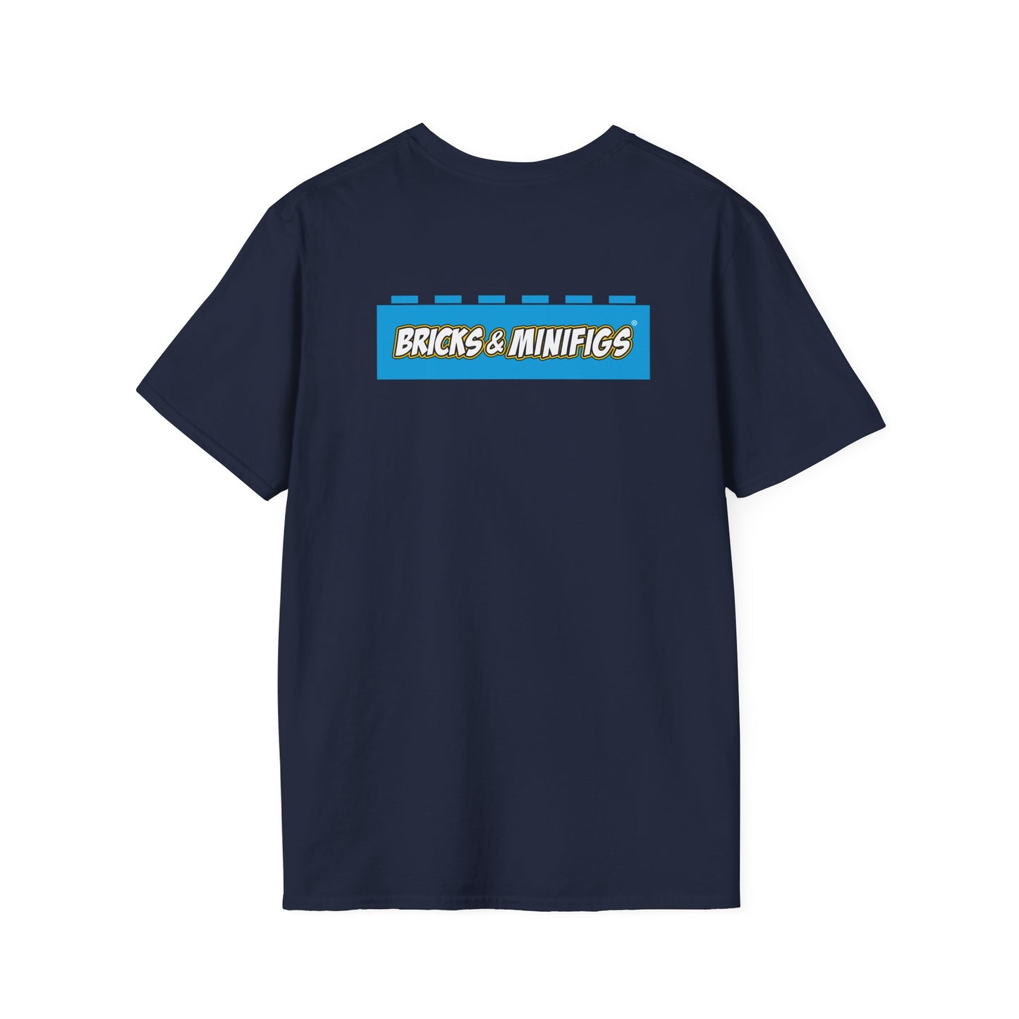 Bricks & Minifigs Graphic T-Shirt — Toy Building Fan Tee