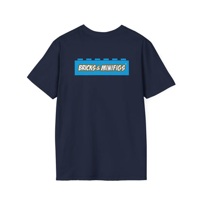 Bricks & Minifigs Graphic T-Shirt — Toy Building Fan Tee