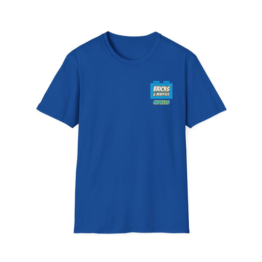 Bricks & Minifigs Graphic T-Shirt — Toy Building Fan Tee