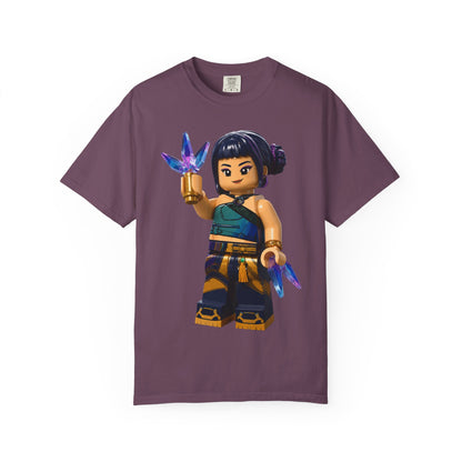 Crystal Ninja Minifigure T-Shirt — LEGO-Style Toy Fan Tee
