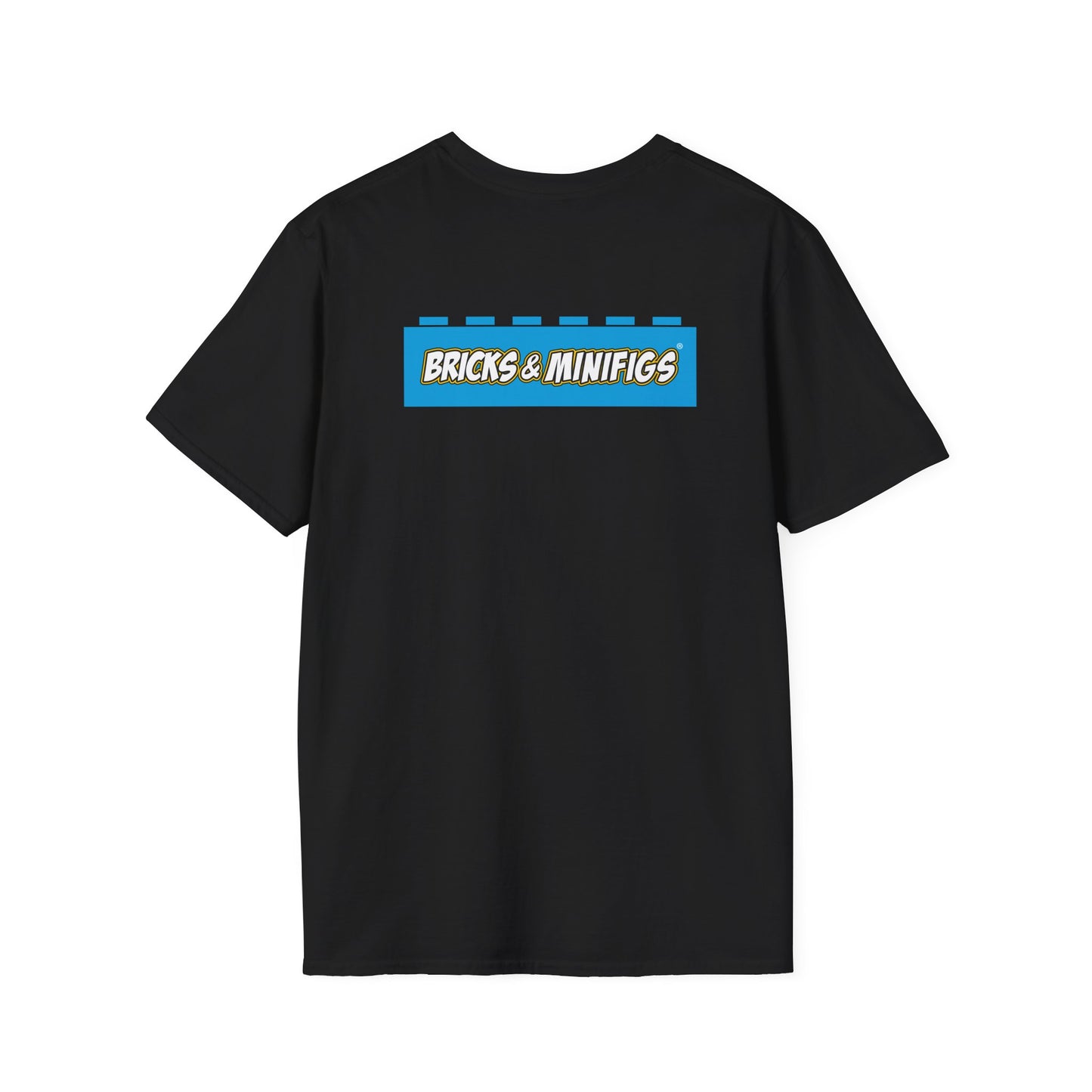 Bricks & Minifigs Graphic T-Shirt — Toy Building Fan Tee