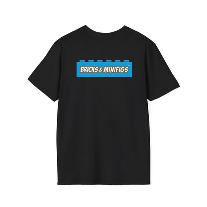 Bricks & Minifigs Graphic T-Shirt — Toy Building Fan Tee