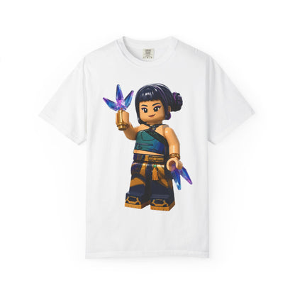 Crystal Ninja Minifigure T-Shirt — LEGO-Style Toy Fan Tee
