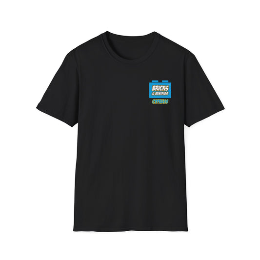 Bricks & Minifigs Graphic T-Shirt — Toy Building Fan Tee