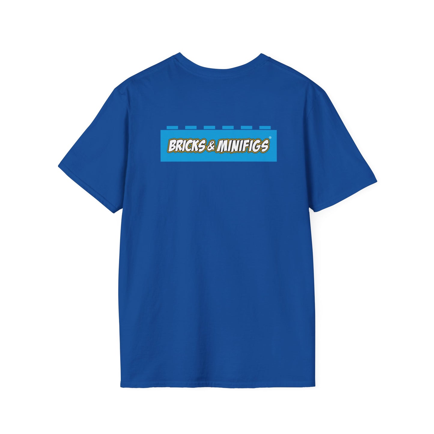 Bricks & Minifigs Graphic T-Shirt — Toy Building Fan Tee