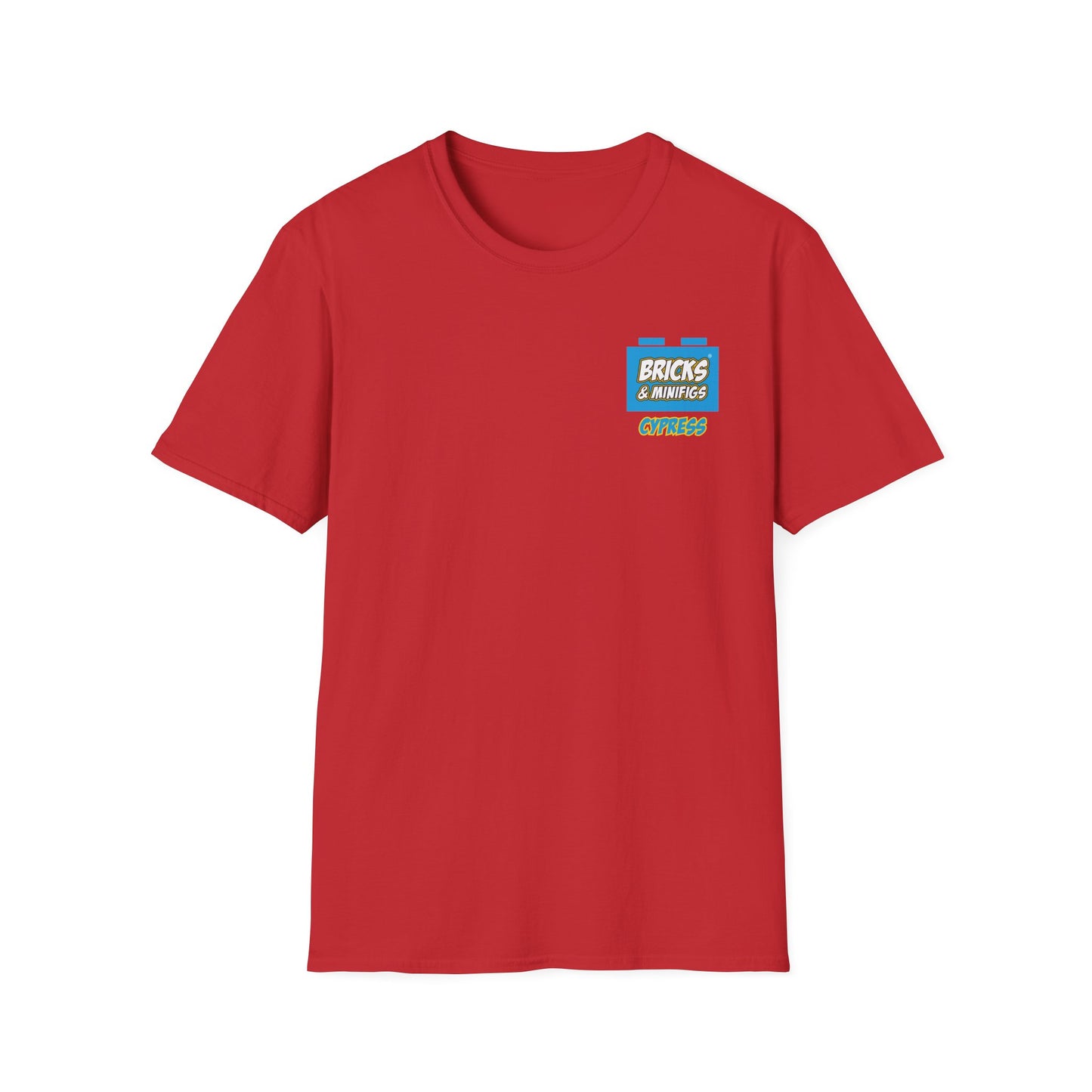 Bricks & Minifigs Graphic T-Shirt — Toy Building Fan Tee
