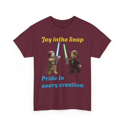 The joy of the snap, the pride of the build