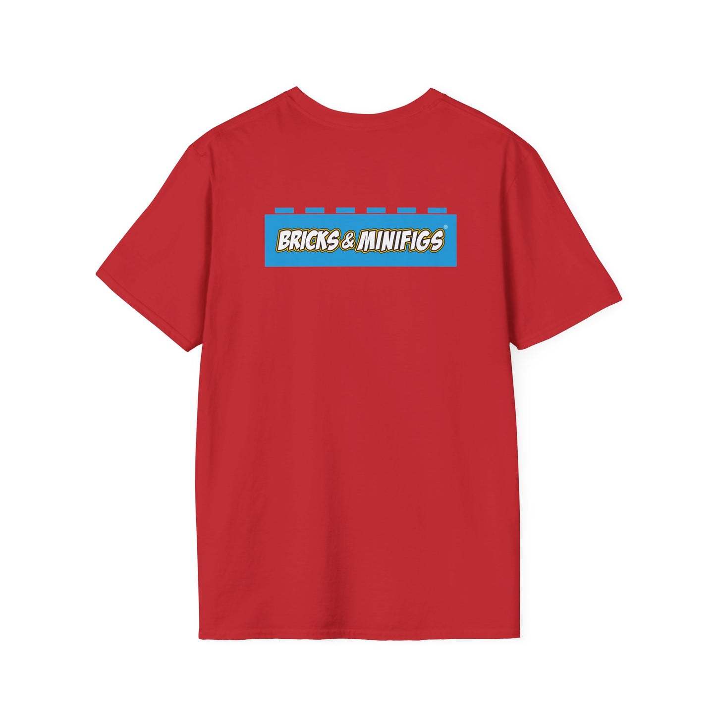 Bricks & Minifigs Graphic T-Shirt — Toy Building Fan Tee