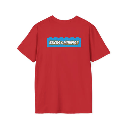 Bricks & Minifigs Graphic T-Shirt — Toy Building Fan Tee