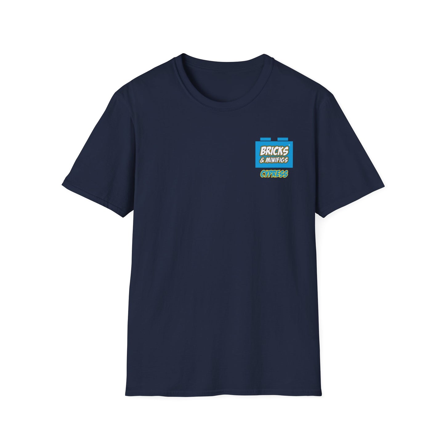 Bricks & Minifigs Graphic T-Shirt — Toy Building Fan Tee